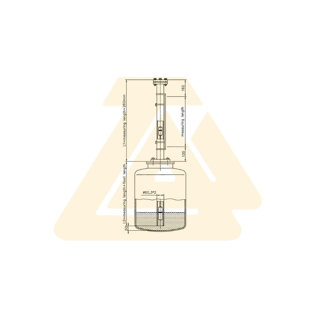 Intra-Automation Magnetic Level Gauge (Top Mounted) - Totalmas Level Gauges Supplier in Kuala Lumpur Malaysia